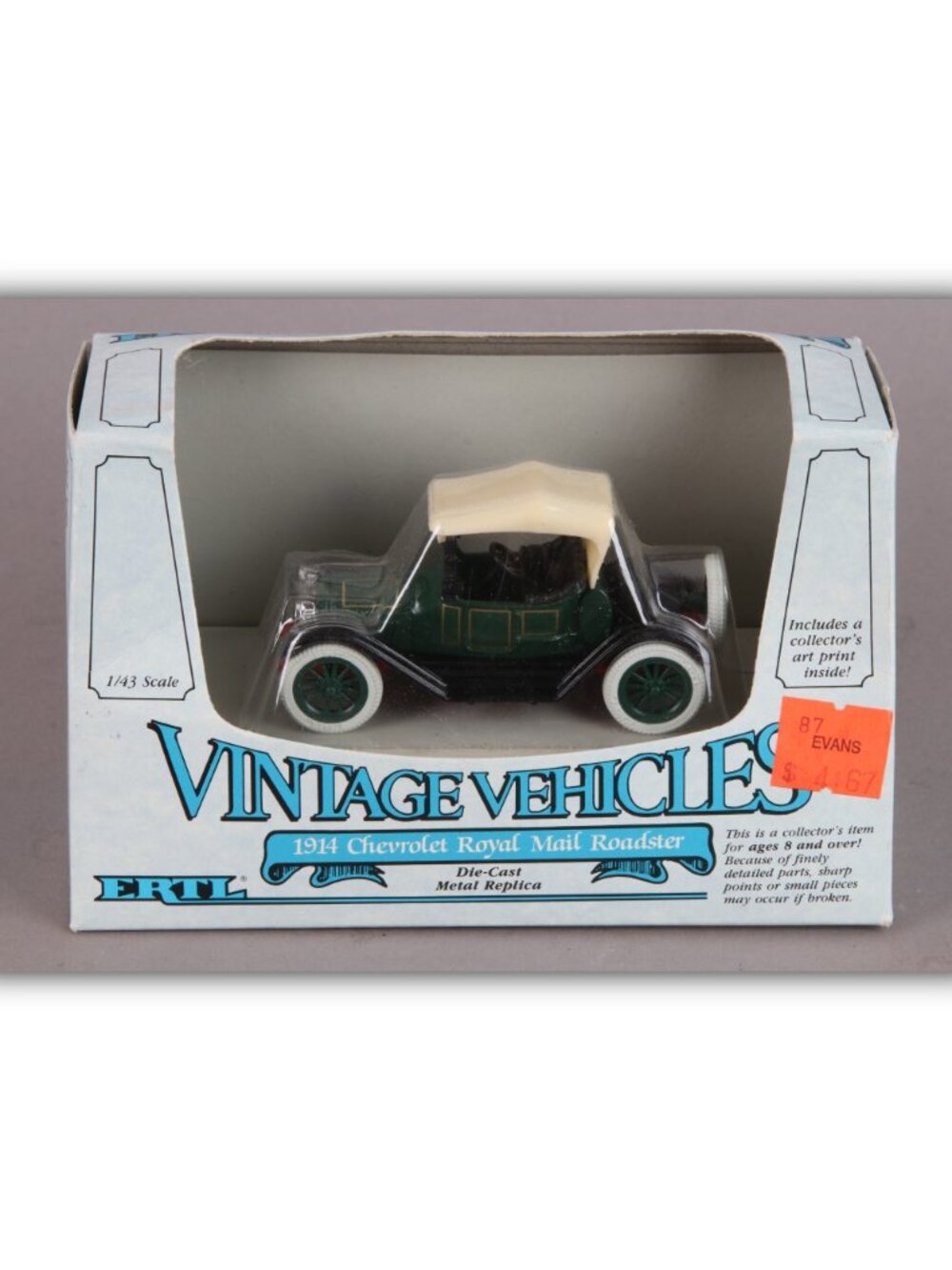 Ertl Vintage Vehicles 1914 Chevrolet Royal Mail Roadster 1/43